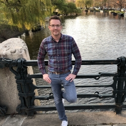 Foto von mir in Amsterdam 2019